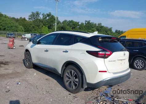 2021 Nissan Murano Sv Fwd z USA, uszkodzony, nr VIN 5N1AZ2BJ6MC126469